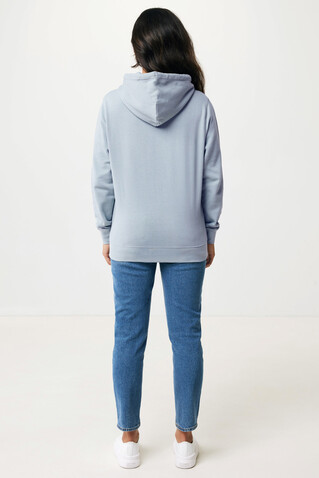 IQONIQ Rila Lightweight Hoodie aus recycelter Baumwolle sky blue bedrucken, Art.-Nr. T9404.022.M