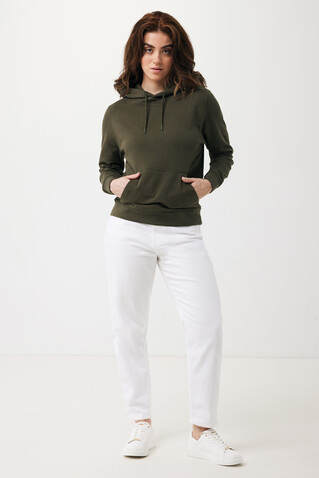 IQONIQ Rila Lightweight Hoodie aus recycelter Baumwolle khaki bedrucken, Art.-Nr. T9404.020.S