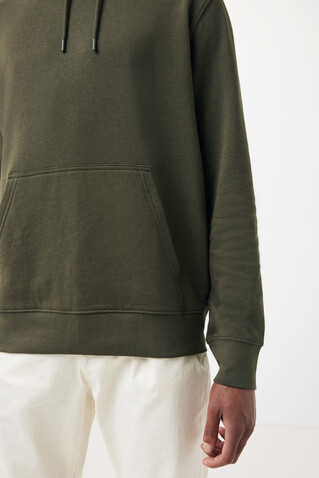 IQONIQ Rila Lightweight Hoodie aus recycelter Baumwolle khaki bedrucken, Art.-Nr. T9404.020.S