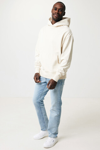 IQONIQ Rila Lightweight Hoodie aus recycelter Baumwolle natural raw bedrucken, Art.-Nr. T9404.018.5XL