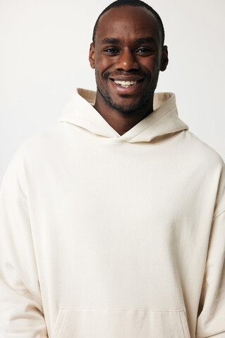 IQONIQ Rila Lightweight Hoodie aus recycelter Baumwolle natural raw bedrucken, Art.-Nr. T9404.018.5XL