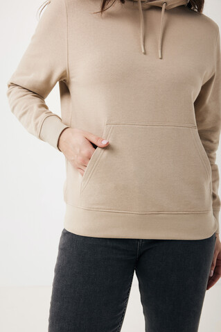 IQONIQ Rila Lightweight Hoodie aus recycelter Baumwolle desert bedrucken, Art.-Nr. T9404.006.M