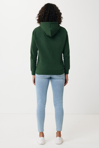 IQONIQ Rila Lightweight Hoodie aus recycelter Baumwolle forest green bedrucken, Art.-Nr. T9404.005.L