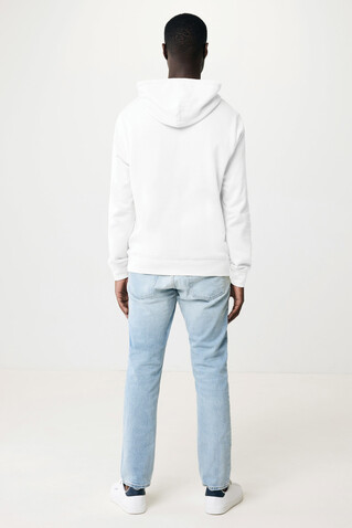 IQONIQ Rila Lightweight Hoodie aus recycelter Baumwolle recycled white bedrucken, Art.-Nr. T9404.004.XS