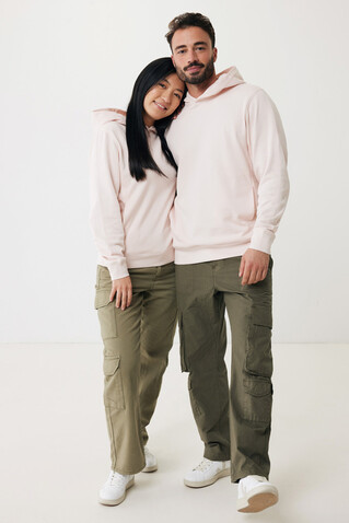 IQONIQ Yengo Hoodie mit Seitentaschen aus rec. Baumwolle cloud pink bedrucken, Art.-Nr. T9405.039.XXL