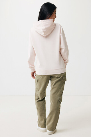 IQONIQ Yengo Hoodie mit Seitentaschen aus rec. Baumwolle cloud pink bedrucken, Art.-Nr. T9405.039.XXL