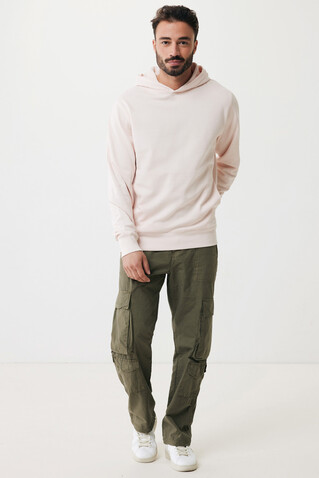 IQONIQ Yengo Hoodie mit Seitentaschen aus rec. Baumwolle cloud pink bedrucken, Art.-Nr. T9405.039.XXL