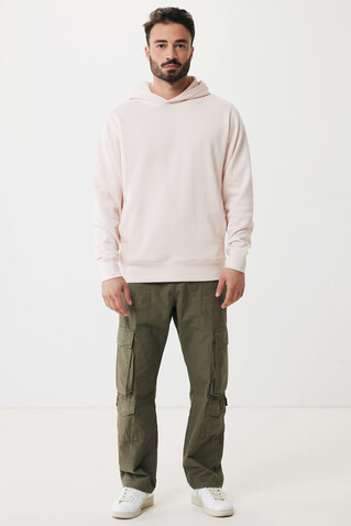 IQONIQ Yengo Hoodie mit Seitentaschen aus rec. Baumwolle cloud pink bedrucken, Art.-Nr. T9405.039.XXL