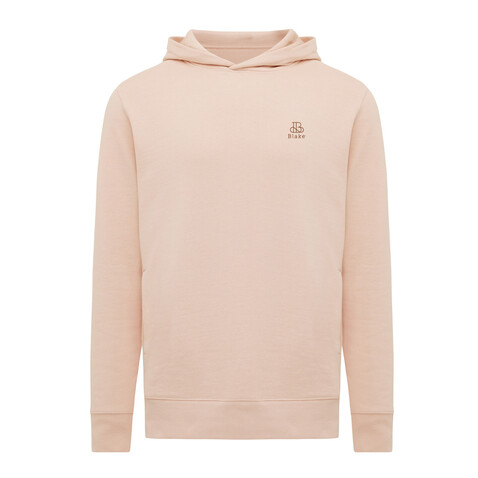 IQONIQ Yengo Hoodie mit Seitentaschen aus rec. Baumwolle peach nectar bedrucken, Art.-Nr. T9405.038.XS