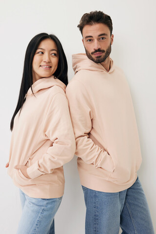 IQONIQ Yengo Hoodie mit Seitentaschen aus rec. Baumwolle peach nectar bedrucken, Art.-Nr. T9405.038.XS