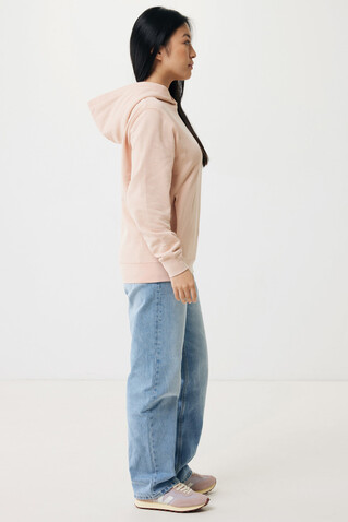 IQONIQ Yengo Hoodie mit Seitentaschen aus rec. Baumwolle peach nectar bedrucken, Art.-Nr. T9405.038.XS