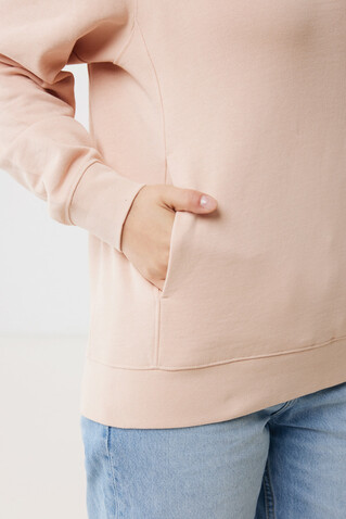 IQONIQ Yengo Hoodie mit Seitentaschen aus rec. Baumwolle peach nectar bedrucken, Art.-Nr. T9405.038.XS