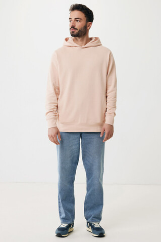 IQONIQ Yengo Hoodie mit Seitentaschen aus rec. Baumwolle peach nectar bedrucken, Art.-Nr. T9405.038.XS