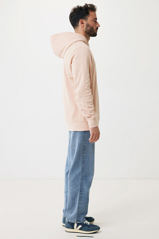 IQONIQ Yengo Hoodie mit Seitentaschen aus rec. Baumwolle peach nectar bedrucken, Art.-Nr. T9405.038.XS