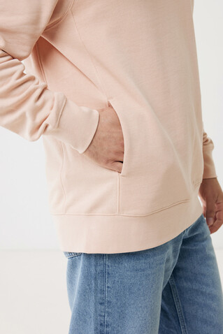 IQONIQ Yengo Hoodie mit Seitentaschen aus rec. Baumwolle peach nectar bedrucken, Art.-Nr. T9405.038.XS