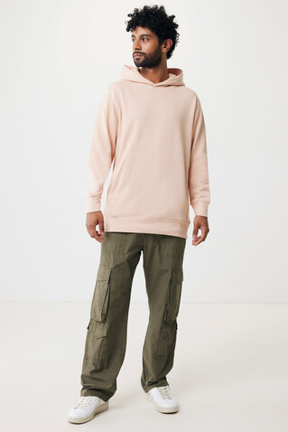 IQONIQ Yengo Hoodie mit Seitentaschen aus rec. Baumwolle peach nectar bedrucken, Art.-Nr. T9405.038.XS