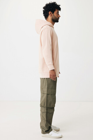 IQONIQ Yengo Hoodie mit Seitentaschen aus rec. Baumwolle peach nectar bedrucken, Art.-Nr. T9405.038.XS