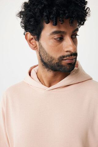 IQONIQ Yengo Hoodie mit Seitentaschen aus rec. Baumwolle peach nectar bedrucken, Art.-Nr. T9405.038.XS
