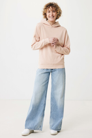 IQONIQ Yengo Hoodie mit Seitentaschen aus rec. Baumwolle peach nectar bedrucken, Art.-Nr. T9405.038.XS