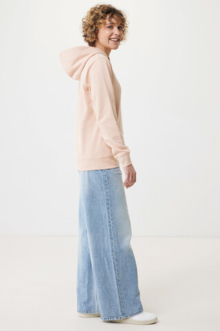 IQONIQ Yengo Hoodie mit Seitentaschen aus rec. Baumwolle peach nectar bedrucken, Art.-Nr. T9405.038.XS