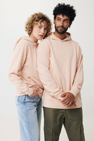 IQONIQ Yengo Hoodie mit Seitentaschen aus rec. Baumwolle peach nectar bedrucken, Art.-Nr. T9405.038.XS