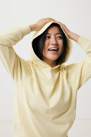 IQONIQ Yengo Hoodie mit Seitentaschen aus rec. Baumwolle cream yellow bedrucken, Art.-Nr. T9405.036.M IQONIQ Yengo Hoodie mit Seitentaschen aus rec. Baumwolle cream yellow bedrucken, Art.-Nr. T9405.036.M