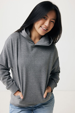 IQONIQ Yengo Hoodie mit Seitentaschen aus rec. Baumwolle light heather anthracite bedrucken, Art.-Nr. T9405.034.S IQONIQ Yengo Hoodie mit Seitentaschen aus rec. Baumwolle light heather anthracite bedrucken, Art.-Nr. T9405.034.S