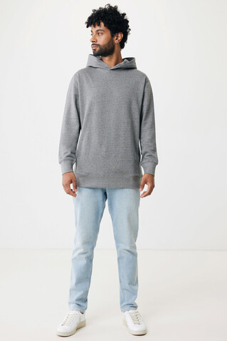 IQONIQ Yengo Hoodie mit Seitentaschen aus rec. Baumwolle light heather anthracite bedrucken, Art.-Nr. T9405.034.S IQONIQ Yengo Hoodie mit Seitentaschen aus rec. Baumwolle light heather anthracite bedrucken, Art.-Nr. T9405.034.S