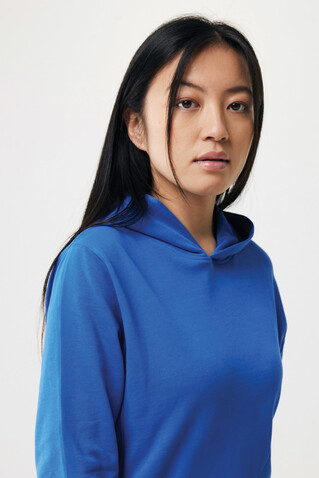 IQONIQ Yengo Hoodie mit Seitentaschen aus rec. Baumwolle Königsblau bedrucken, Art.-Nr. T9405.025.XXXL