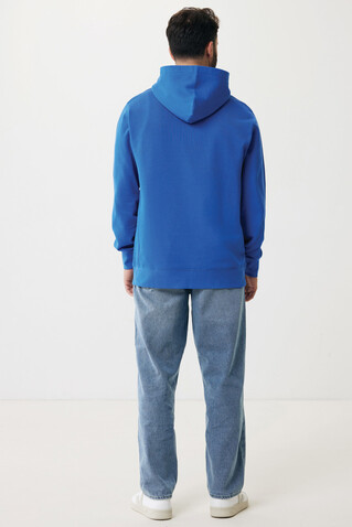 IQONIQ Yengo Hoodie mit Seitentaschen aus rec. Baumwolle Königsblau bedrucken, Art.-Nr. T9405.025.XXXL