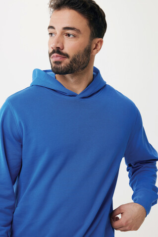 IQONIQ Yengo Hoodie mit Seitentaschen aus rec. Baumwolle Königsblau bedrucken, Art.-Nr. T9405.025.XXXL