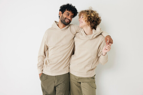 IQONIQ Yengo Hoodie mit Seitentaschen aus rec. Baumwolle desert bedrucken, Art.-Nr. T9405.006.XL IQONIQ Yengo Hoodie mit Seitentaschen aus rec. Baumwolle desert bedrucken, Art.-Nr. T9405.006.XL