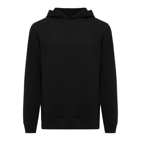 IQONIQ Yengo Hoodie mit Seitentaschen aus rec. Baumwolle schwarz bedrucken, Art.-Nr. T9405.001.4XL IQONIQ Yengo Hoodie mit Seitentaschen aus rec. Baumwolle schwarz bedrucken, Art.-Nr. T9405.001.4XL