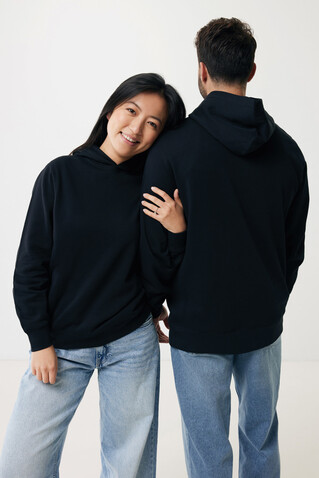 IQONIQ Yengo Hoodie mit Seitentaschen aus rec. Baumwolle schwarz bedrucken, Art.-Nr. T9405.001.4XL IQONIQ Yengo Hoodie mit Seitentaschen aus rec. Baumwolle schwarz bedrucken, Art.-Nr. T9405.001.4XL
