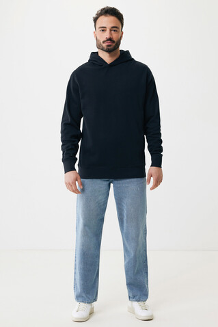 IQONIQ Yengo Hoodie mit Seitentaschen aus rec. Baumwolle schwarz bedrucken, Art.-Nr. T9405.001.4XL IQONIQ Yengo Hoodie mit Seitentaschen aus rec. Baumwolle schwarz bedrucken, Art.-Nr. T9405.001.4XL
