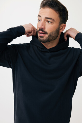 IQONIQ Yengo Hoodie mit Seitentaschen aus rec. Baumwolle schwarz bedrucken, Art.-Nr. T9405.001.4XL IQONIQ Yengo Hoodie mit Seitentaschen aus rec. Baumwolle schwarz bedrucken, Art.-Nr. T9405.001.4XL