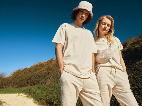 IQONIQ Cooper Jogger aus recycelter Baumwolle natural raw bedrucken, Art.-Nr. T9500.018.XS IQONIQ Cooper Jogger aus recycelter Baumwolle natural raw bedrucken, Art.-Nr. T9500.018.XS