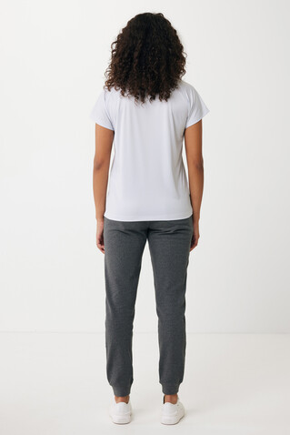 IQONIQ Cooper Jogger aus recycelter Baumwolle heather anthracite bedrucken, Art.-Nr. T9500.014.S
