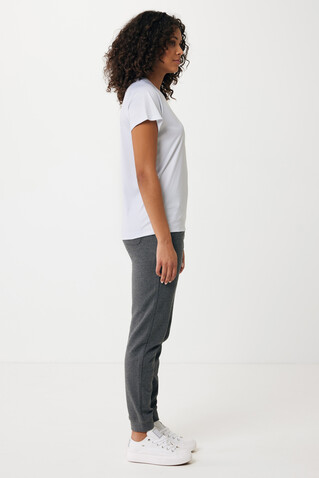 IQONIQ Cooper Jogger aus recycelter Baumwolle heather anthracite bedrucken, Art.-Nr. T9500.014.S