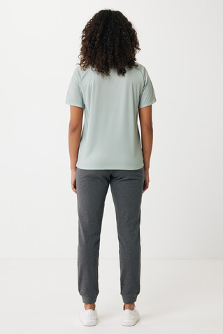 IQONIQ Cooper Jogger aus recycelter Baumwolle heather anthracite bedrucken, Art.-Nr. T9500.014.S