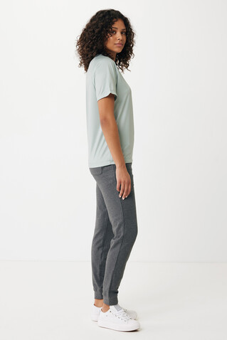 IQONIQ Cooper Jogger aus recycelter Baumwolle heather anthracite bedrucken, Art.-Nr. T9500.014.S