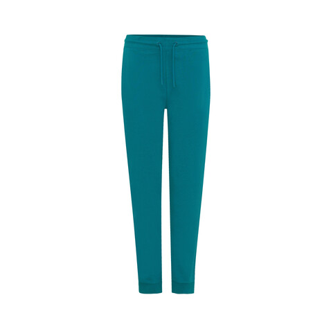 IQONIQ Cooper Jogger aus recycelter Baumwolle verdigris bedrucken, Art.-Nr. T9500.009.XXL