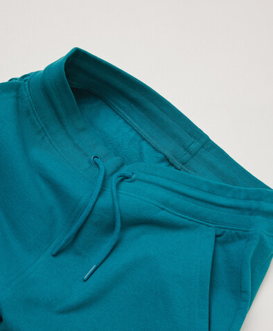 IQONIQ Cooper Jogger aus recycelter Baumwolle verdigris bedrucken, Art.-Nr. T9500.009.XXL