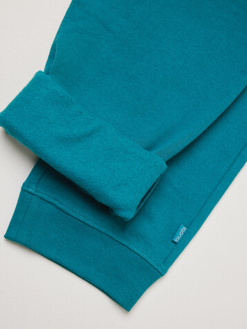 IQONIQ Cooper Jogger aus recycelter Baumwolle verdigris bedrucken, Art.-Nr. T9500.009.XXL
