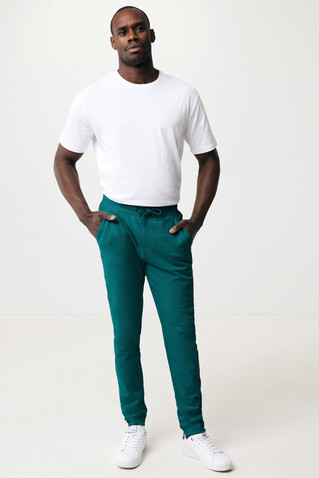 IQONIQ Cooper Jogger aus recycelter Baumwolle verdigris bedrucken, Art.-Nr. T9500.009.XXL