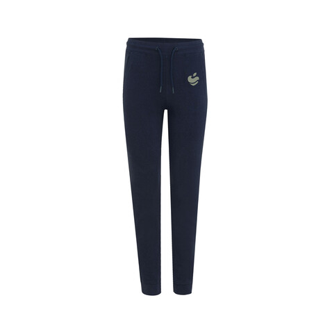 IQONIQ Cooper Jogger aus recycelter Baumwolle navy blau bedrucken, Art.-Nr. T9500.002.XXXL