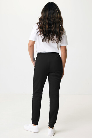 IQONIQ Cooper Jogger aus recycelter Baumwolle schwarz bedrucken, Art.-Nr. T9500.001.XXXL