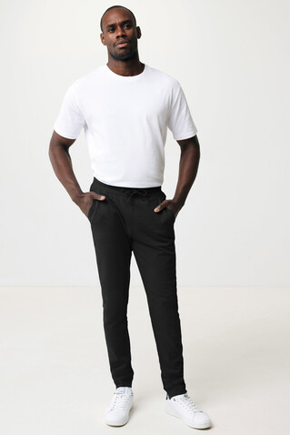 IQONIQ Cooper Jogger aus recycelter Baumwolle schwarz bedrucken, Art.-Nr. T9500.001.XXXL