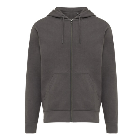 IQONIQ Abisko Zip-Kapuzenpullover aus recycelter Baumwolle anthrazit bedrucken, Art.-Nr. T9600.019.XXXL IQONIQ Abisko Zip-Kapuzenpullover aus recycelter Baumwolle anthrazit bedrucken, Art.-Nr. T9600.019.XXXL