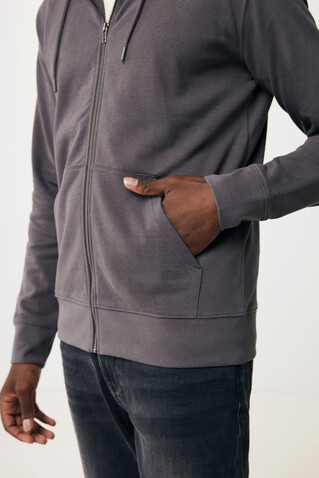 IQONIQ Abisko Zip-Kapuzenpullover aus recycelter Baumwolle anthrazit bedrucken, Art.-Nr. T9600.019.XXXL IQONIQ Abisko Zip-Kapuzenpullover aus recycelter Baumwolle anthrazit bedrucken, Art.-Nr. T9600.019.XXXL